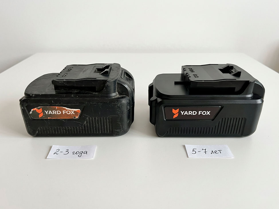 Сравнение срока службы аккумулятора при правильном и неправильном хранении