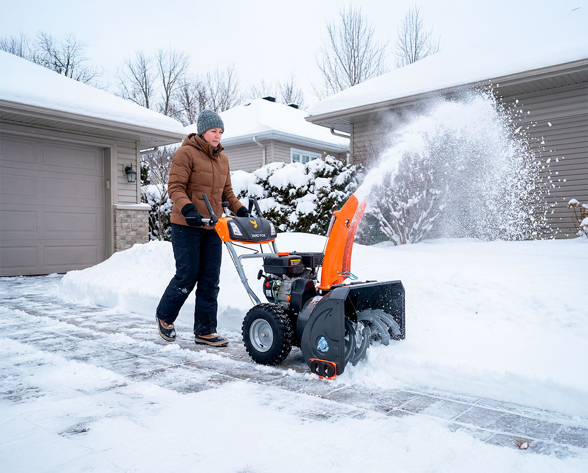 Как правильно выбрать снегоуборщик бензиновый для большого участка 20-40 соток