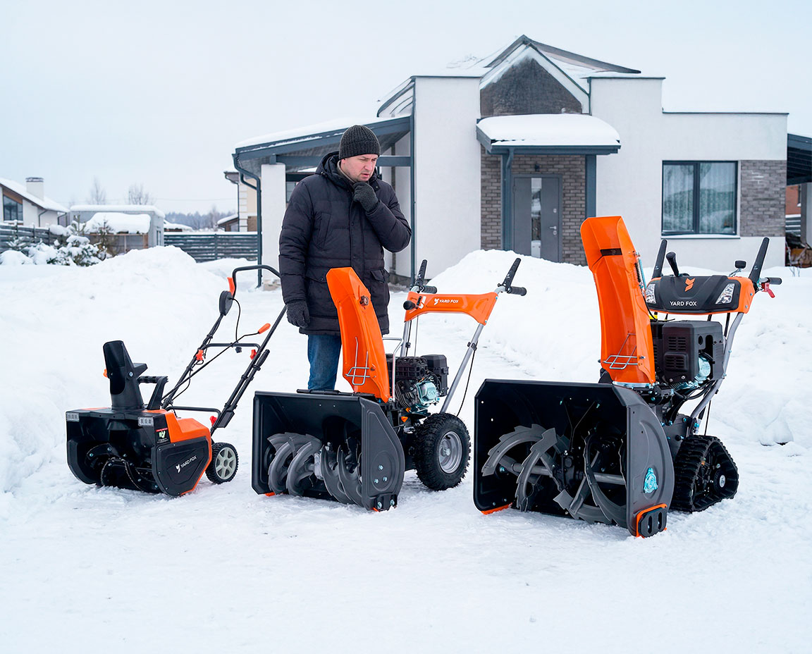 Выбор снегоуборщика по площади участка - критерии подбора техники для дачи и дома