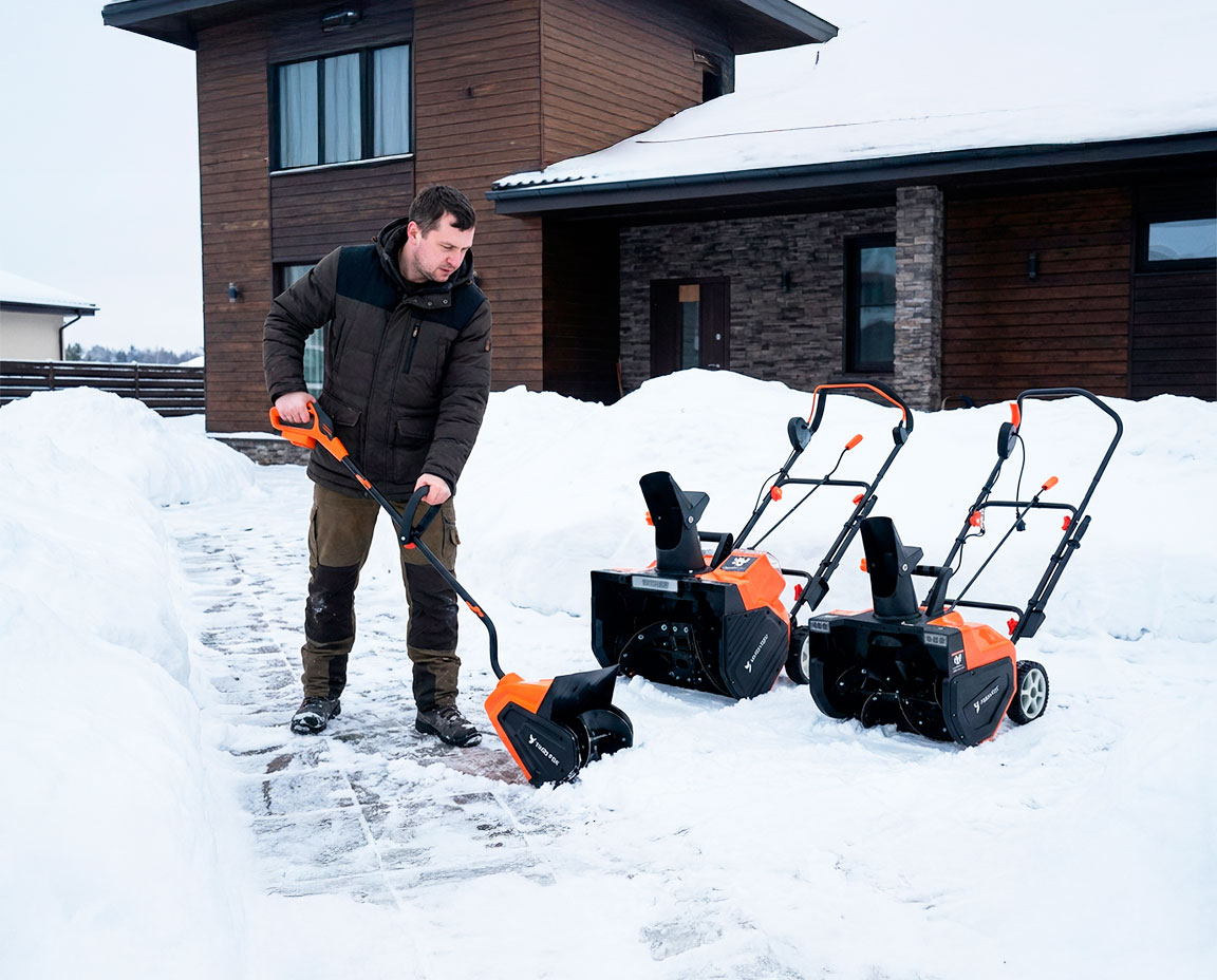 Как правильно выбрать снегоуборщик электрический для небольшого участка и дорожек