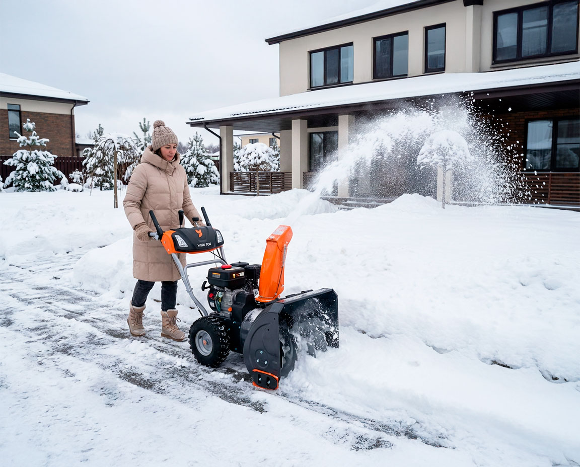 Снегоуборщик бензиновый выбор для участка 10-20 соток - какой купить для дачи